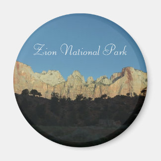 Morning Red Rocks at Zion National Park Magnet
