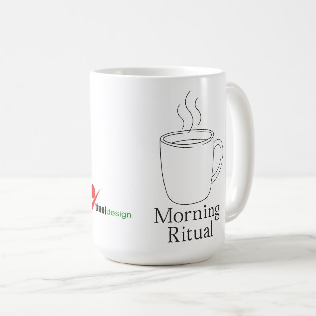 Morning Ritual Coffee Mug (Front Right)