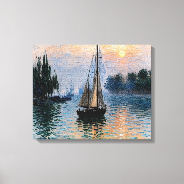 Morning Sail Canvas Print (Front)