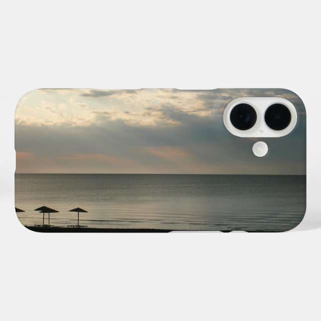 Morning sky over beach in Greece Scenery Photo Case-Mate iPhone Case (Back (Horizontal))