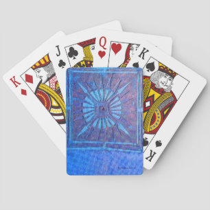 MORNING STAR Aqua Blue ,Teal Playing Cards