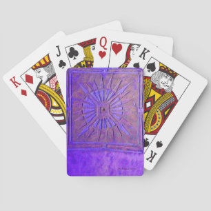 MORNING STAR Blue Purple Violet Playing Cards
