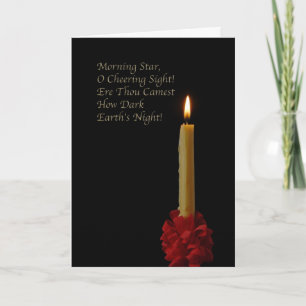 Morning Star, Oh Cheering Sight Holiday Card