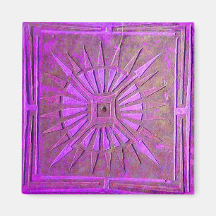 MORNING STAR ,violet purple Magnet