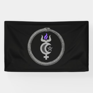 Morning Star Wicca Sigil Banner