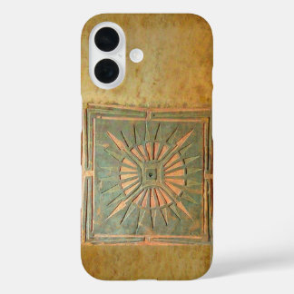 MORNING STAR ,Yellow,Brown iPhone 16 Case
