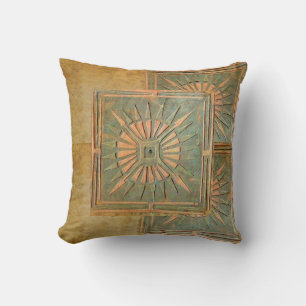 MORNING STAR yellow,green,brown Cushion
