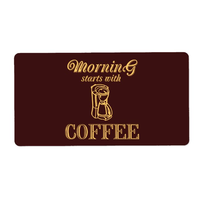 Morning starts with coffee (Front)