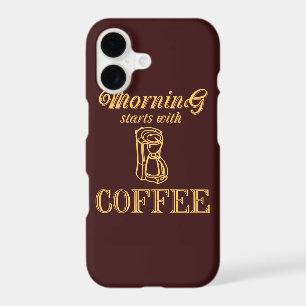 Morning starts with coffee