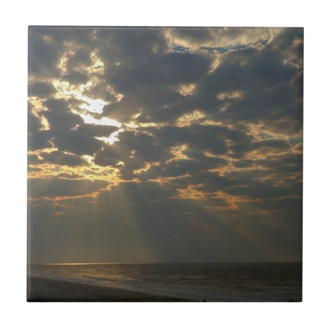 Morning Sun and Ocean Tile (Front)