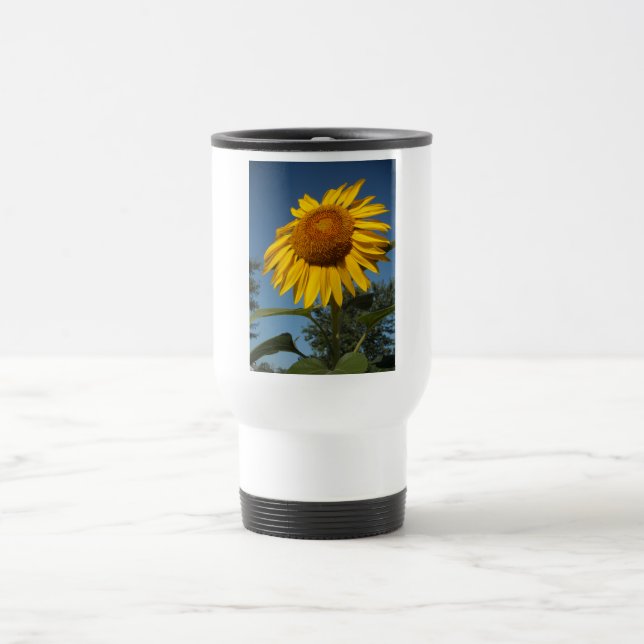 Morning Sunflower Travel Mug (Center)