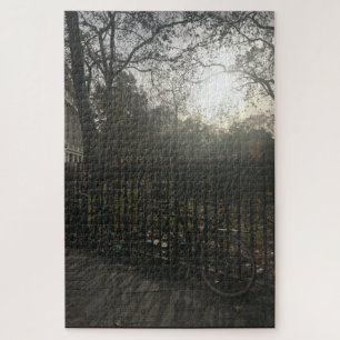 Morning Sunrise in Bloomsbury Square, London, UK Jigsaw Puzzle