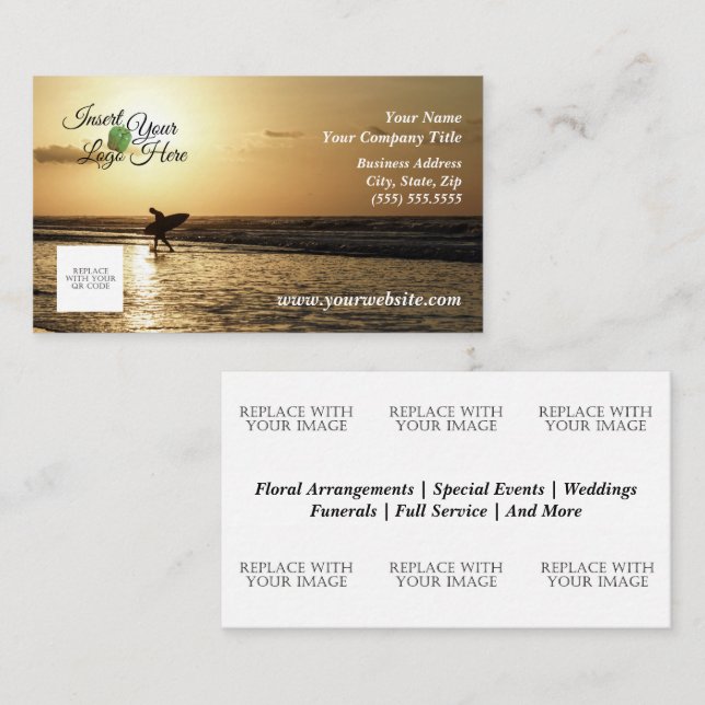 Morning Surfer Business Card (Front/Back)