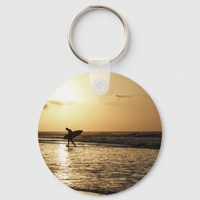 Morning Surfer Key Ring (Front)