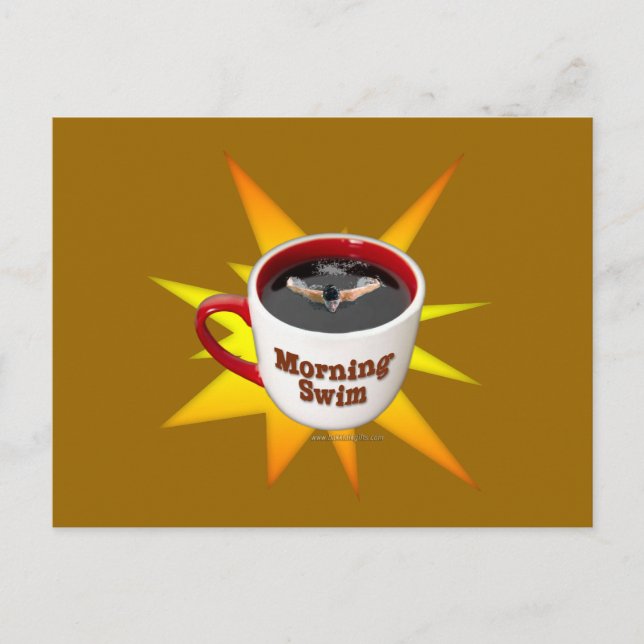 Morning Swim... Postcard (Front)