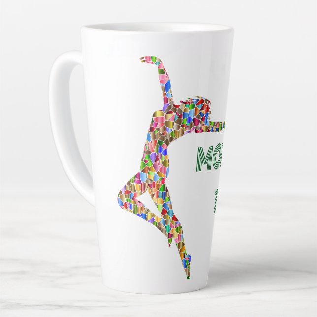 MORNING TIME LATTE MUG (Left Angle)