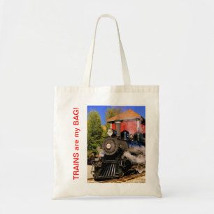 Morning Train Tote Bag