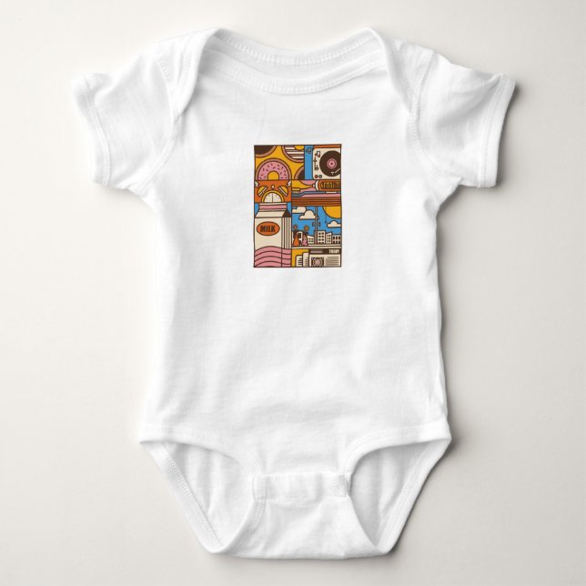 Morning Vibe Baby Bodysuit (Front)