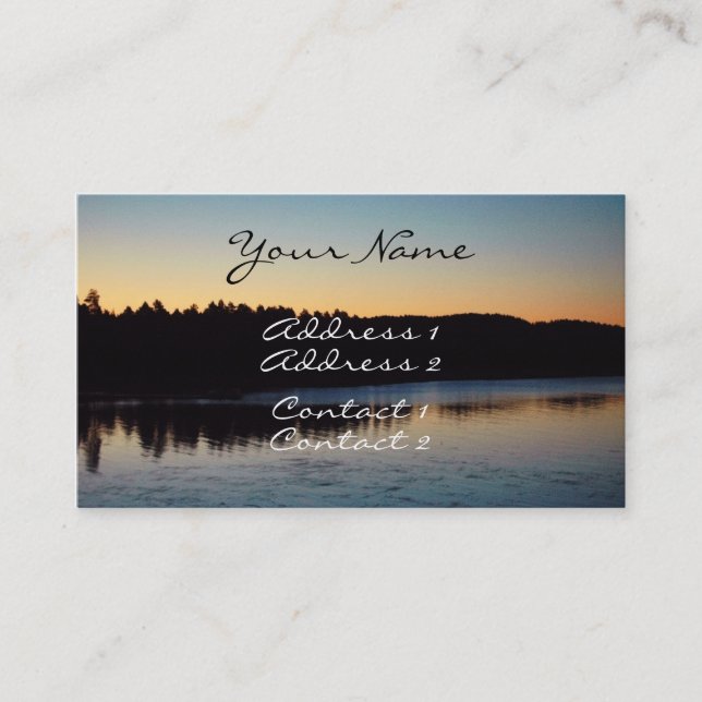 Morning View Business Card (Front)
