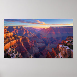 Morning View of Grand Canyon Poster