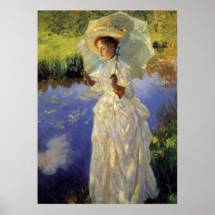 Morning Walk by John Singer Sargent Poster