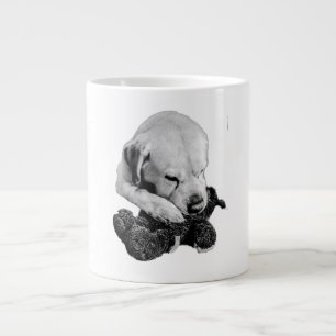Morning With My Toy Large Coffee Mug