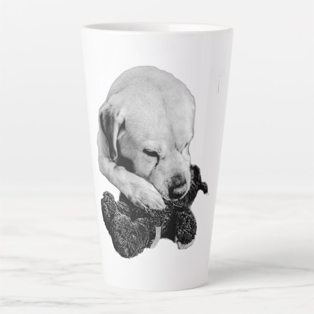 Morning With My Toy Latte Mug (Front)