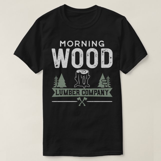 Morning Wood Lumber Company  Woodworker Pullover  (Design Front)
