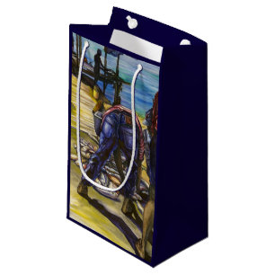 Morning's Catch, Harbour Island, Bahamas Small Gift Bag