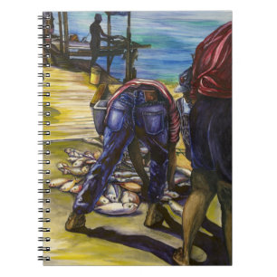 Morning's Catch, Harbour Island Spiral Notebook