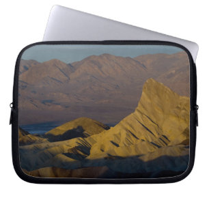 Mornings first light on Zabriskie Point and 3 Laptop Sleeve