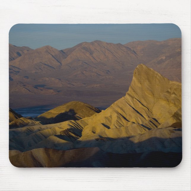 Mornings first light on  Zabriskie Point and 3 Mouse Pad (Front)