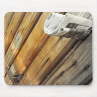 Mornings newspaper mouse pad