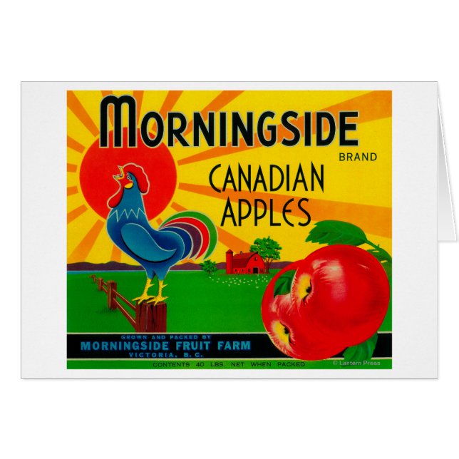 Morningside Apple LabelCanada (Front Horizontal)
