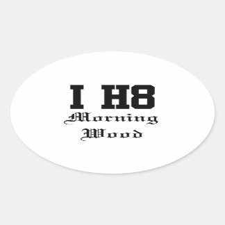 morningwood oval sticker