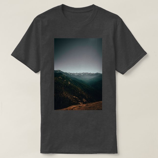 Moro Rock at Sequoia National Park T-Shirt (Design Front)