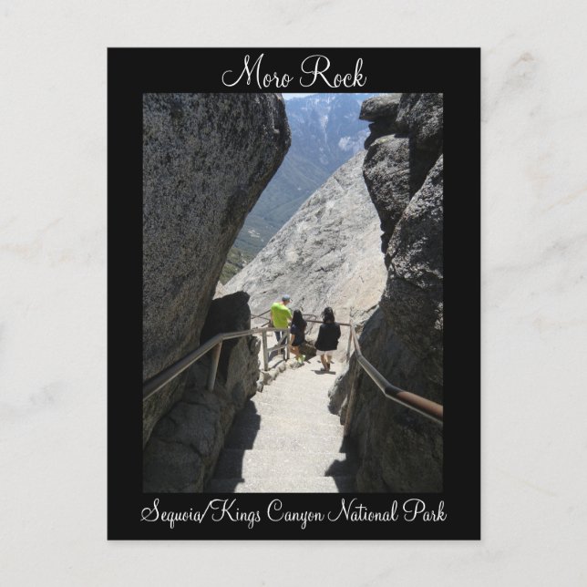 Moro Rock Sequoia National Park Postcard (Front)