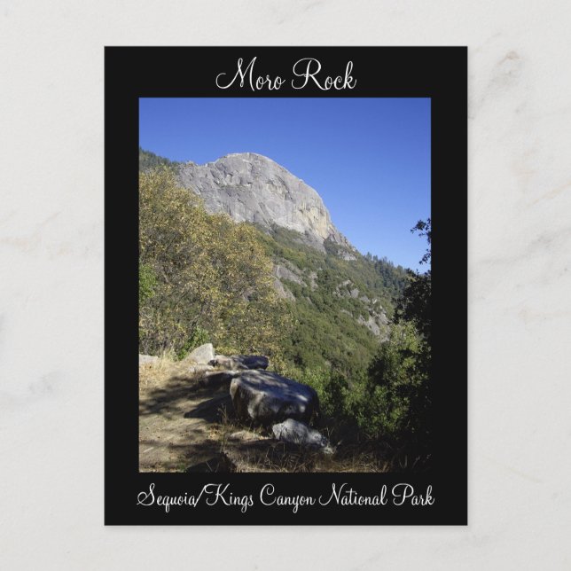 Moro Rock Sequoia National Park Postcard (Front)