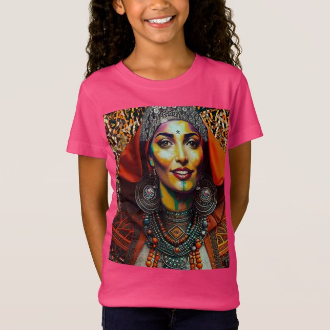 Moroccan Amazigh Beauty V1 T-Shirt (Front)