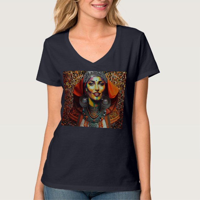 Moroccan Amazigh Beauty v1 T-Shirt (Front)