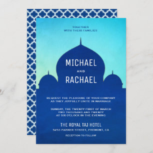 Moroccan Arabian Nights Wedding Invitation