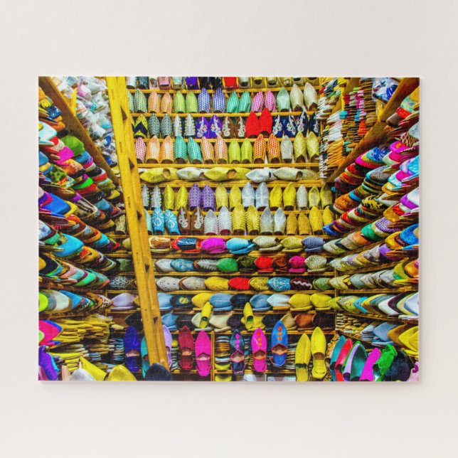 Moroccan Babouche Slippers Jigsaw Puzzle (Horizontal)
