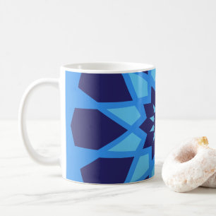 Moroccan Blue Pattern Coffee Mug