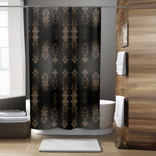 Moroccan Boho Shower Curtain (Creator Uploaded)