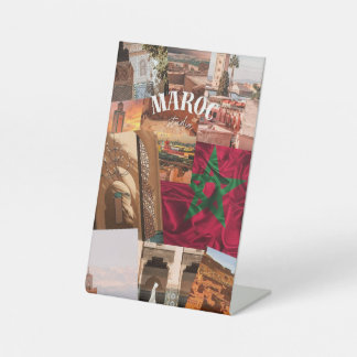 moroccan culture pedestal sign