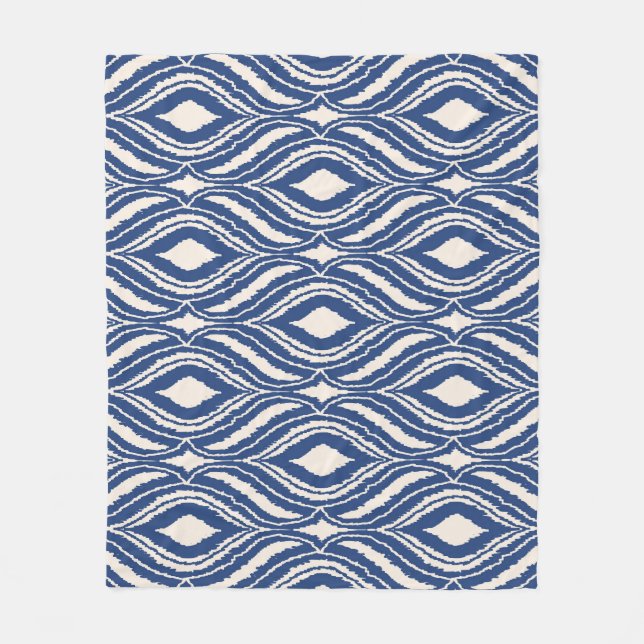 Moroccan damask, abstract seamless pattern. fleece blanket (Front)