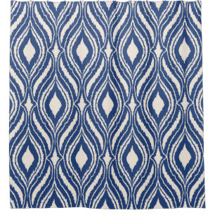 Moroccan damask, abstract seamless pattern. shower curtain