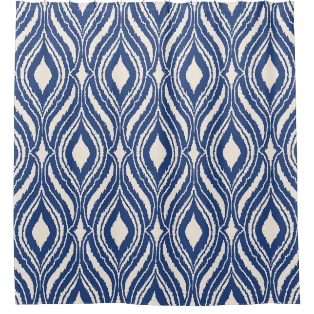 Moroccan damask, abstract seamless pattern. shower curtain (Front)