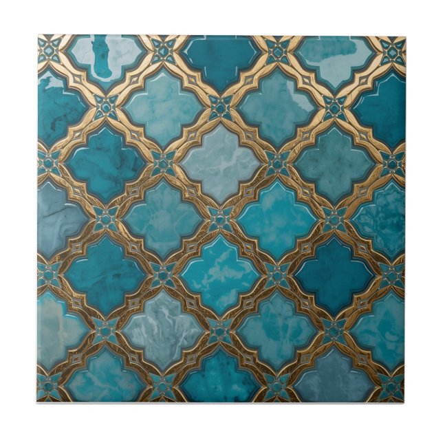 Moroccan Decorative Home Décor Accent Tile (Front)