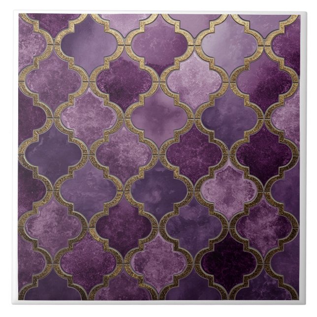 Moroccan Decorative Home Décor Accent Tile (Front)